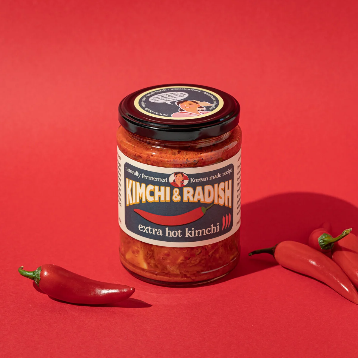 Korean Kimchi made in London, Raw, Alive,Unpasteurized