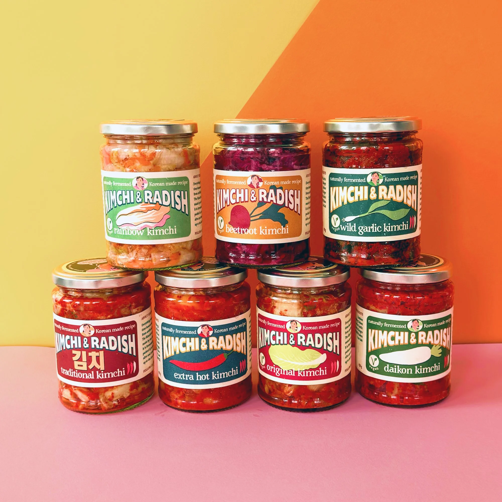 One of each kind ! 7 jars