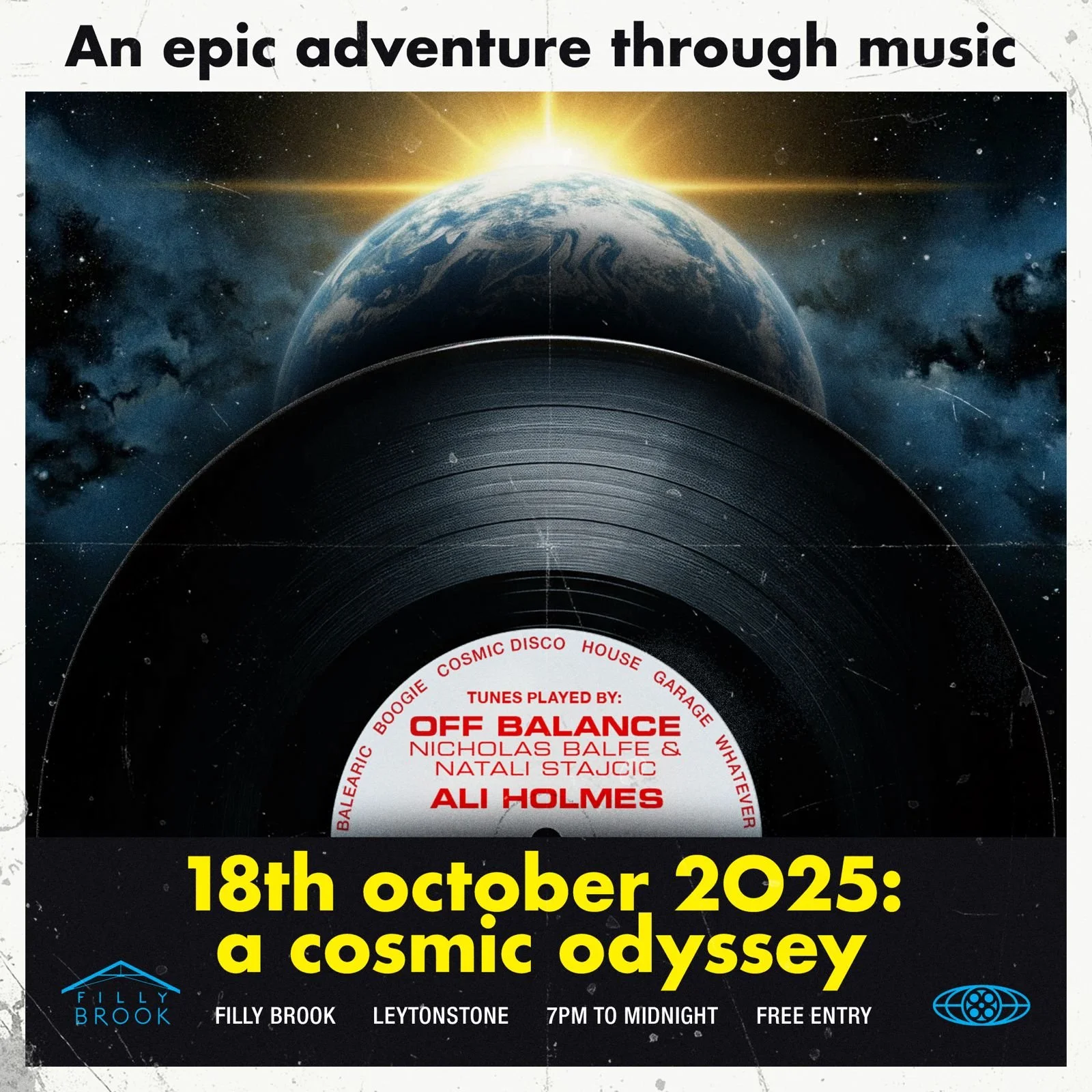 Ali Holmes, Nicholas Balfe & Natali Stajcic (DJs)