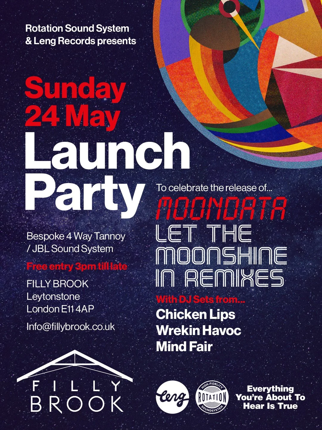Moondata Release & Rotation Festival Launch Party (Djs)