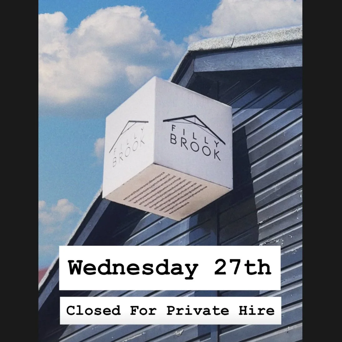 Closed For Private Event