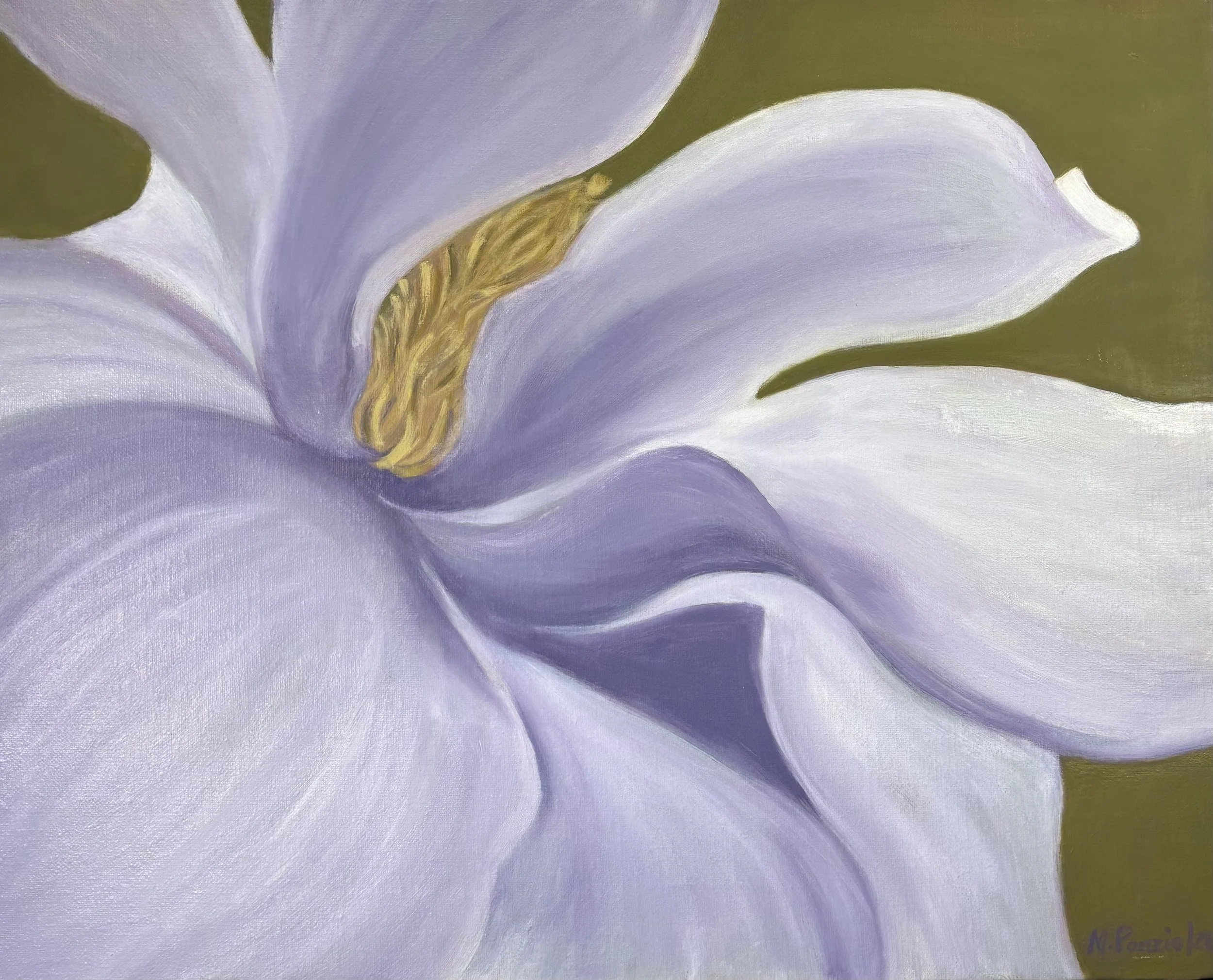 Neighbors #18 “Purple dream” - 2026 (16”x20”) oil on linen
