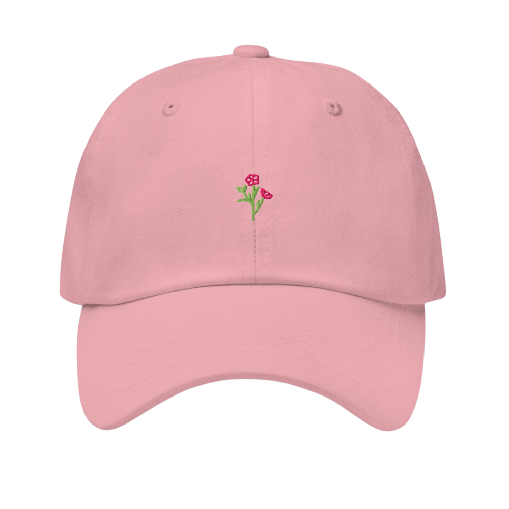 transparentbackground removed flower dad hat front image 1000 x 1000.png