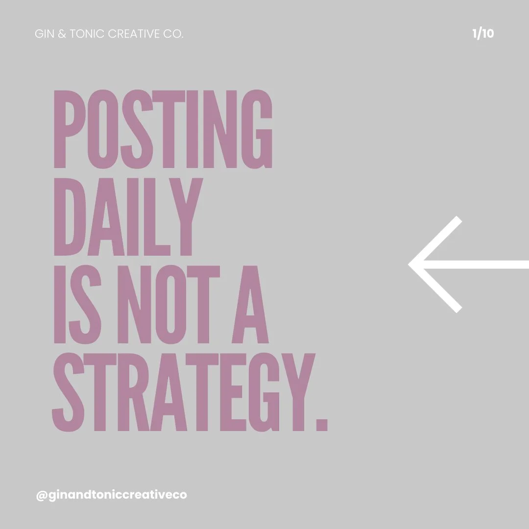 Posting daily can feel productive. It can also feel like you&rsquo;re running on a treadmill.⁠
⁠
Because here&rsquo;s the part nobody wants to say out loud. Posting every day does not automatically equal growth.⁠
⁠
What usually happens is this. You p
