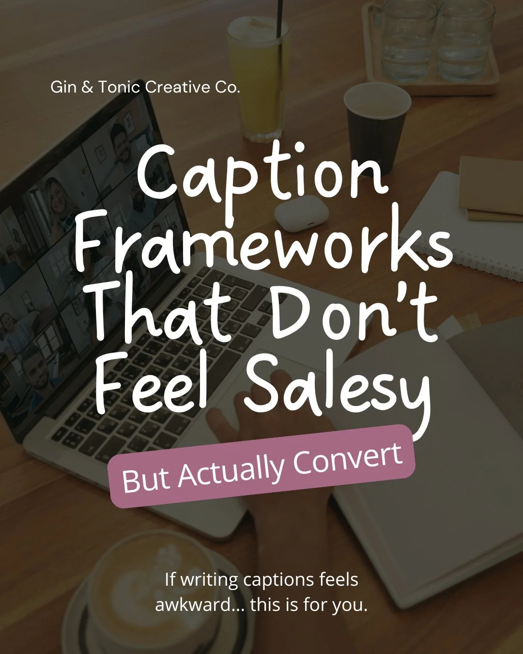 Writing captions can feel awkward for a lot of business owners.⁠
⁠
You know what you want to say, but when it comes time to actually write it&hellip; it either feels too salesy, too long, or like it doesn&rsquo;t really say anything.⁠
⁠
The truth is 