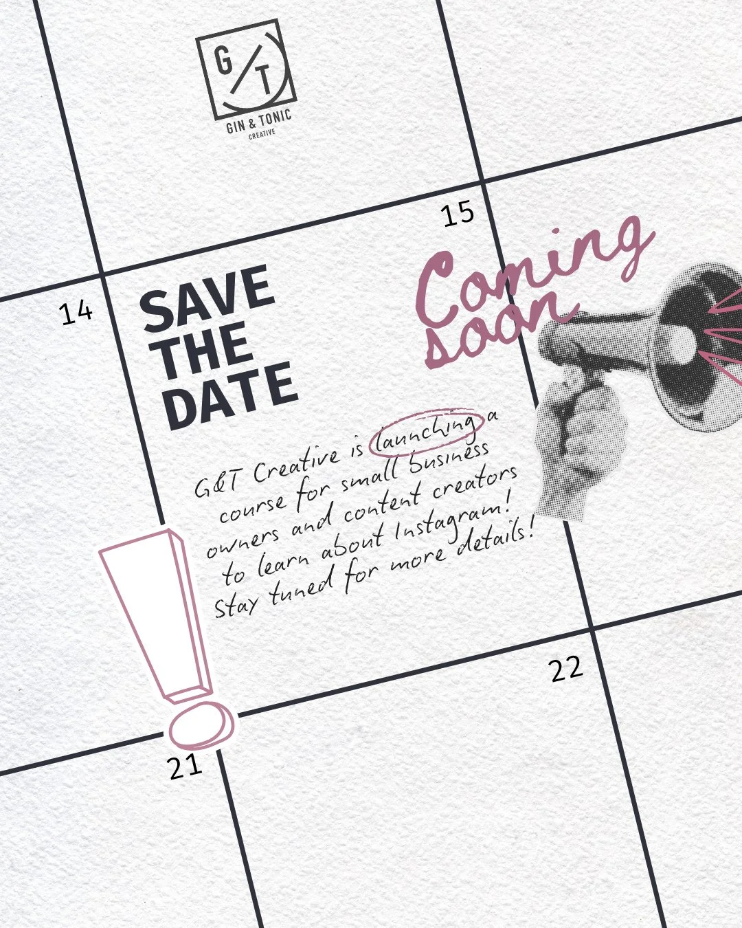 BIG ANNOUNCEMENT COMING 👀✨⁠
⁠
G&amp;T Creative has been hard at work behind the scenes creating something we are SO excited about&hellip;⁠
⁠
If you&rsquo;ve ever felt like you&rsquo;re posting without a real plan, not sure what&rsquo;s working, or j