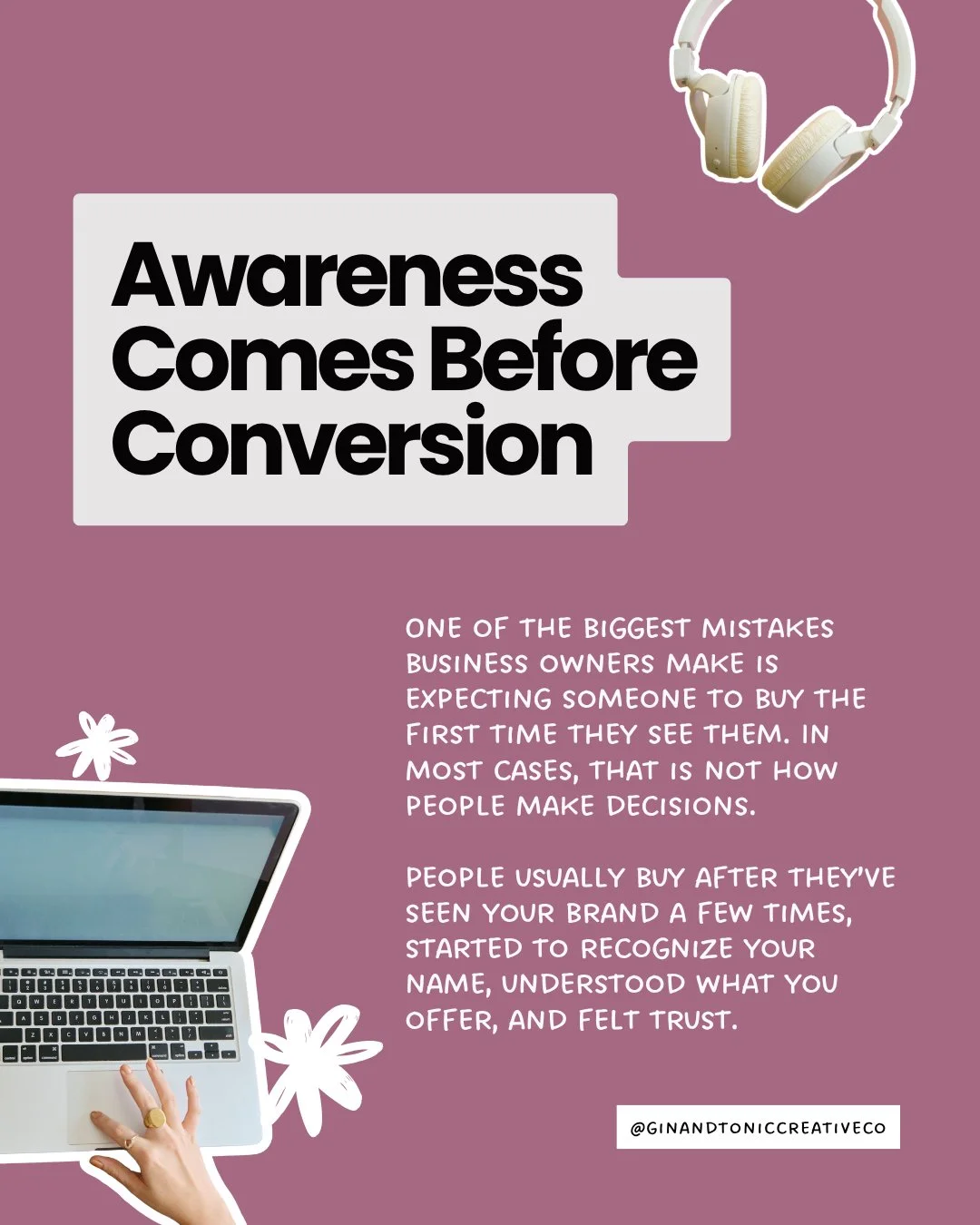 One of the biggest reasons marketing feels frustrating is because many businesses expect conversion before awareness.⁠
⁠
They post once. Run one ad. Share one offer. Then wonder why nobody bought.⁠
⁠
In reality, most people do not purchase the first 