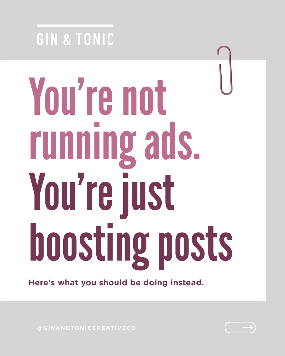 Boosting a post feels like advertising because you are spending money. But most of the time, it is visibility without a real strategy behind it.⁠
⁠
It can get you more likes, more views, and a temporary spike in attention. What it often does not give