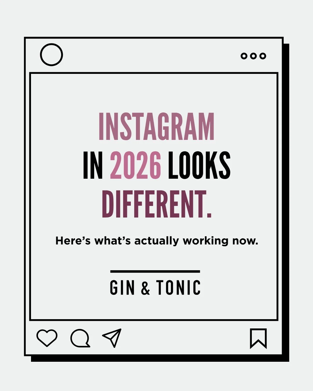 Instagram in 2026 feels different because it is different.⁠
⁠
A lot of business owners think their content stopped working, when really the platform changed what it rewards. It is not only about pretty graphics, trending audio, or posting every singl