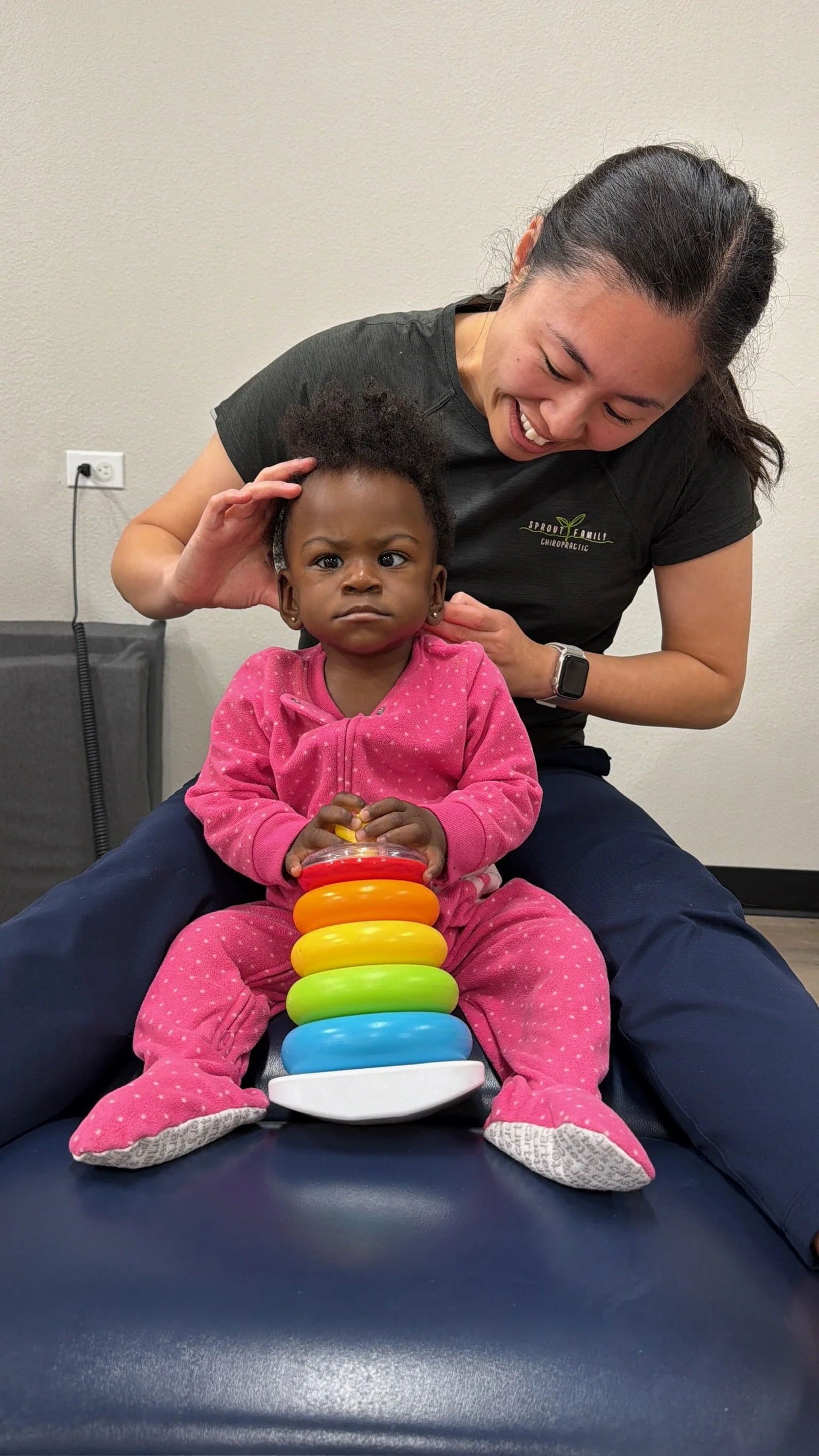 Nervous system based chiropractic adjustment for kids