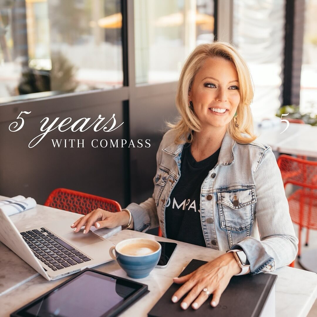 Today I&rsquo;m celebrating 5 Years with @compass Compass! 🌟👏🏼🤍

As I look back on this journey, I am filled with gratitude for the opportunities and experiences that Compass has provided. The support, resources, relationships, and cutting-edge t
