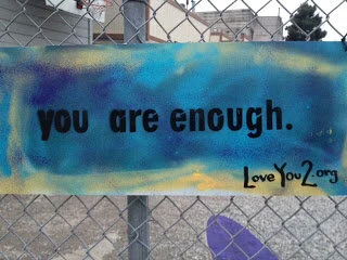 the story behind the heART: you are enough.