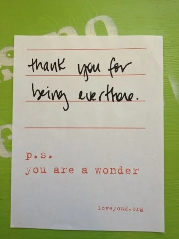 the story behind: p.s. you are a wonder