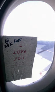 Love @ 35K feet
