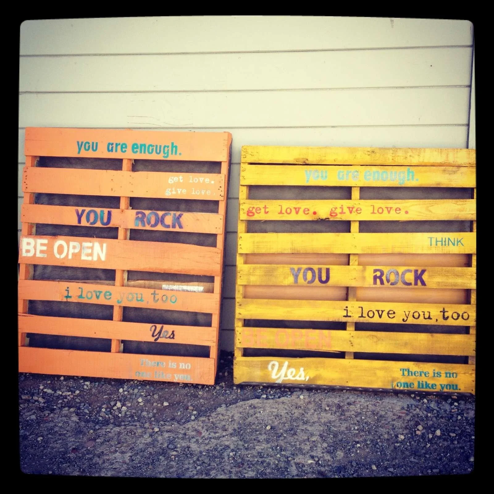 Two custom vertical garden frames on their way to new homes