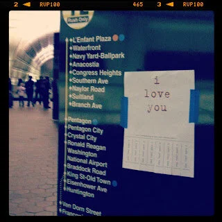 my love for you is on the (yellow) line