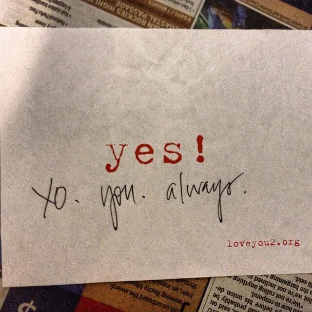 The best message ever.