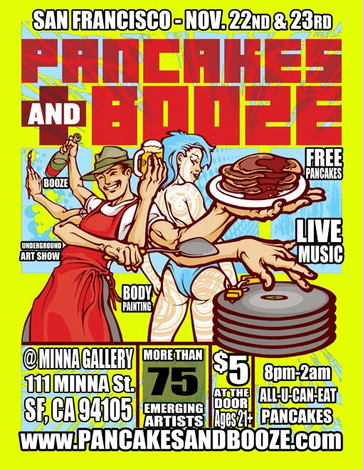 My love for you at Pancakes and Booze Art Show (come see the show tonight!)