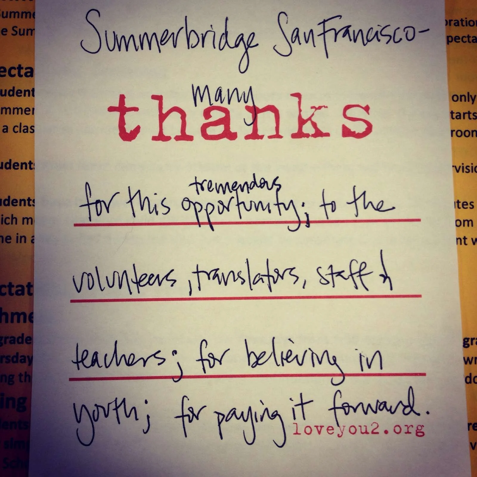 The world has been waiting for you.