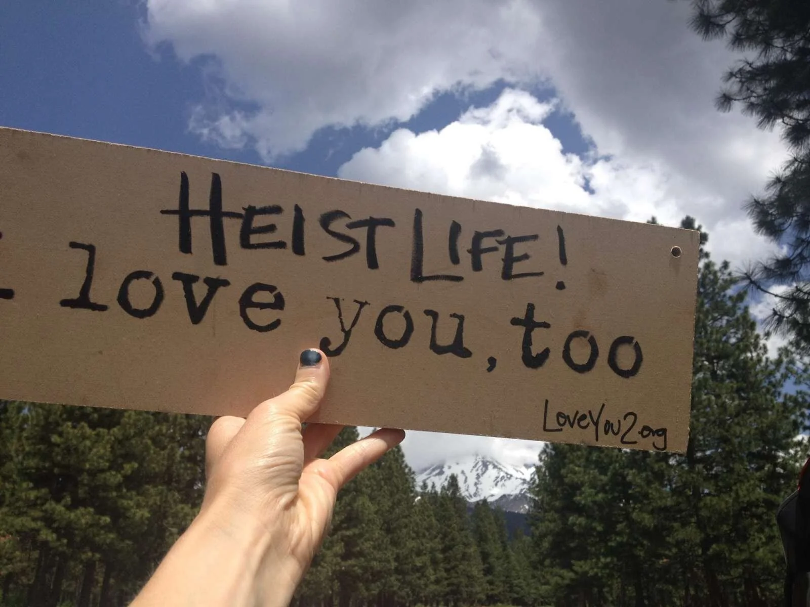 i love you, too: Mt. Shasta, CA
