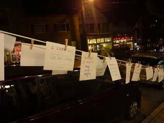 Be inspired: Love notes on display at Perch