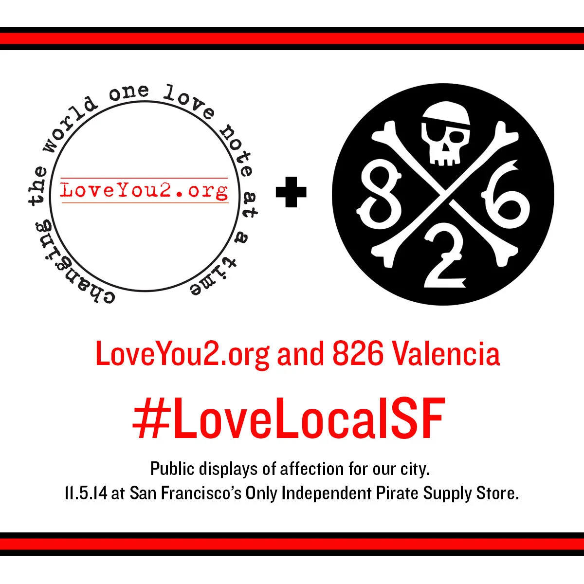 #LoveLocalSF public display of affection at 826 Valencia