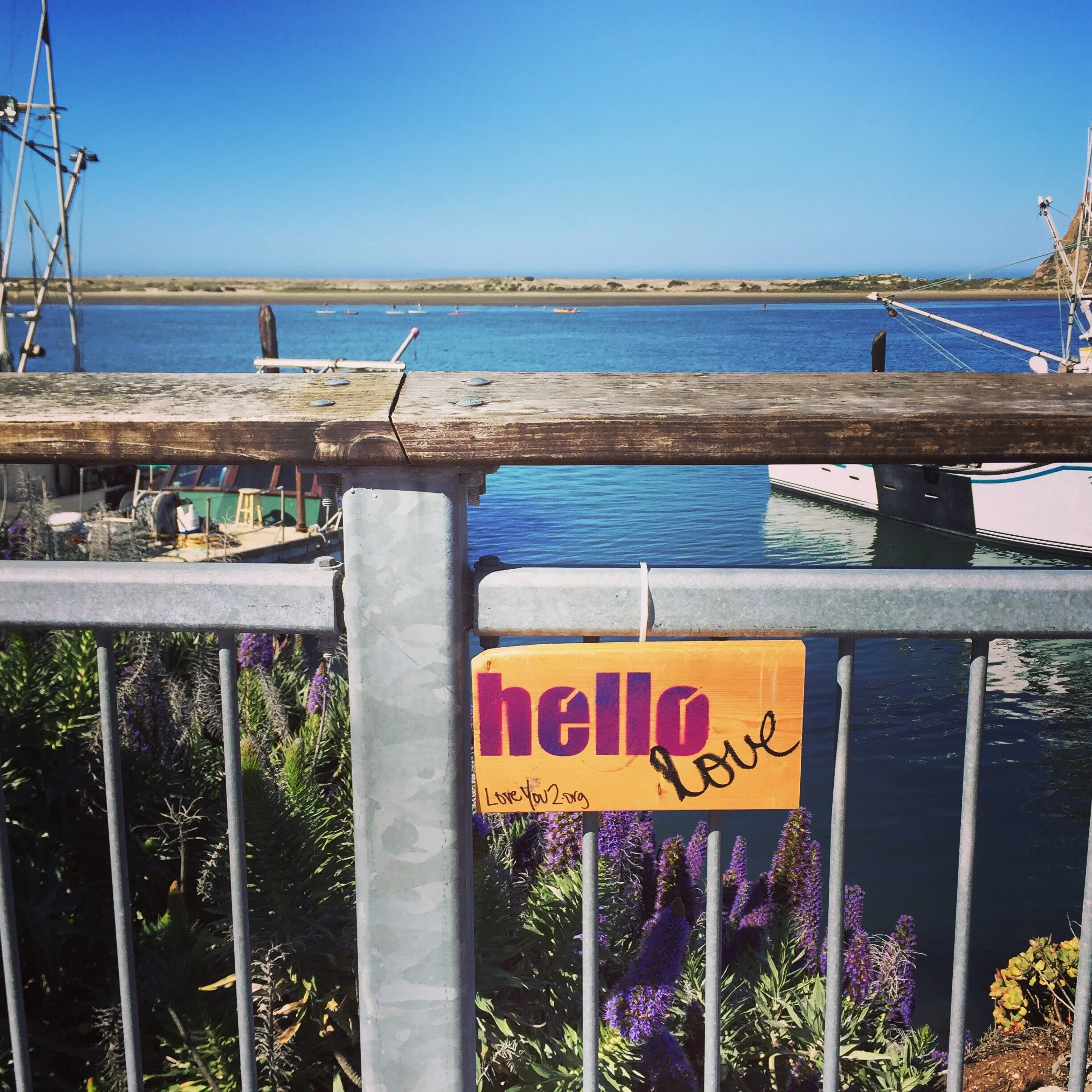 Hello love: Morro Bay