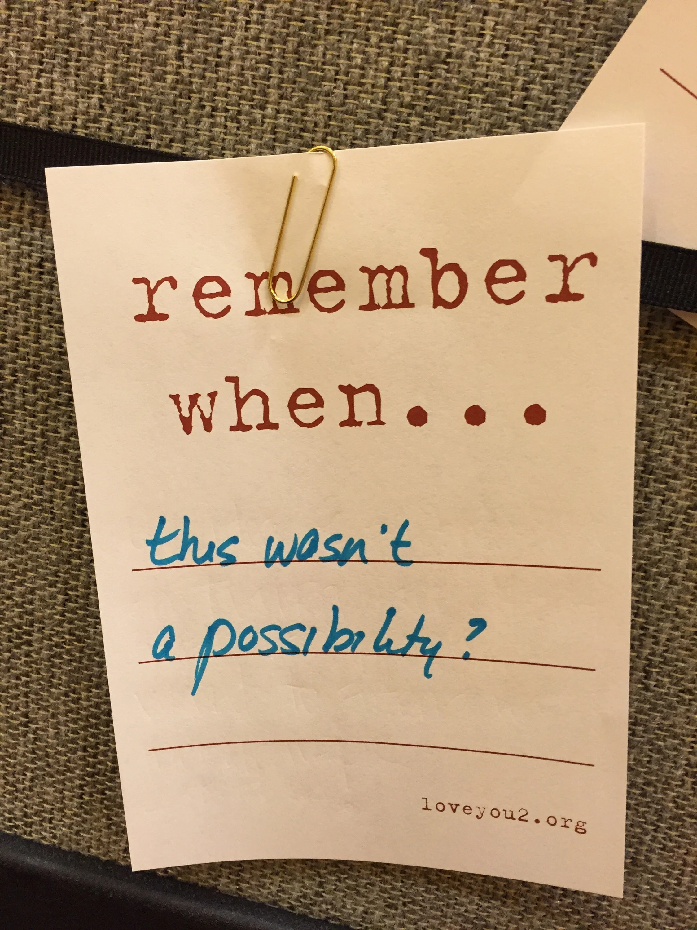 Love note writing: National Transgender Health Summit