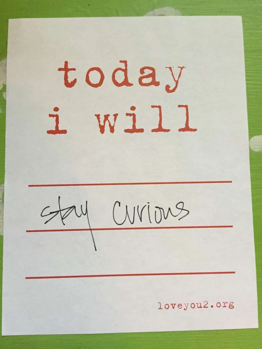 My love for you = curiosity