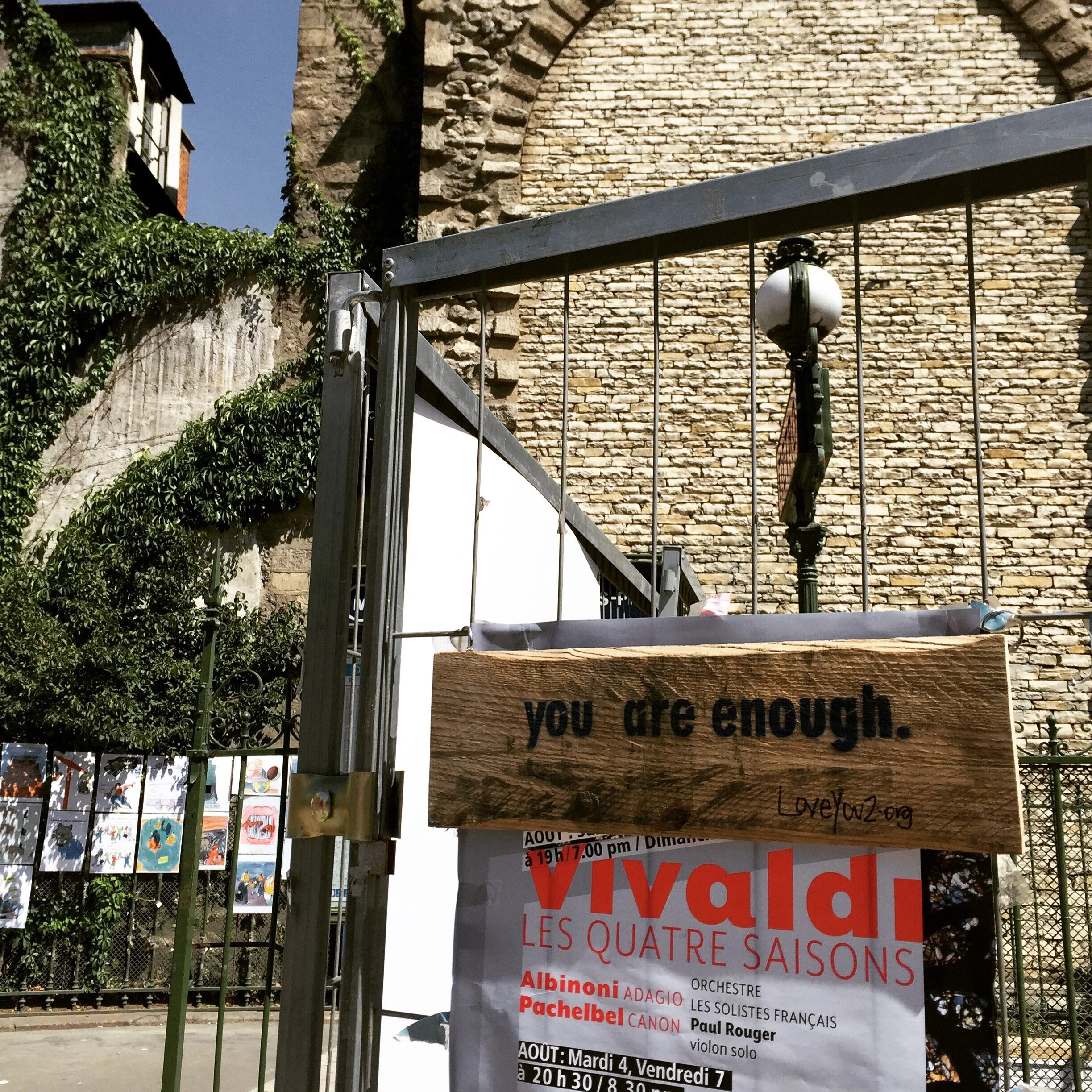 St. Germain, Paris: You are enough.&nbsp;