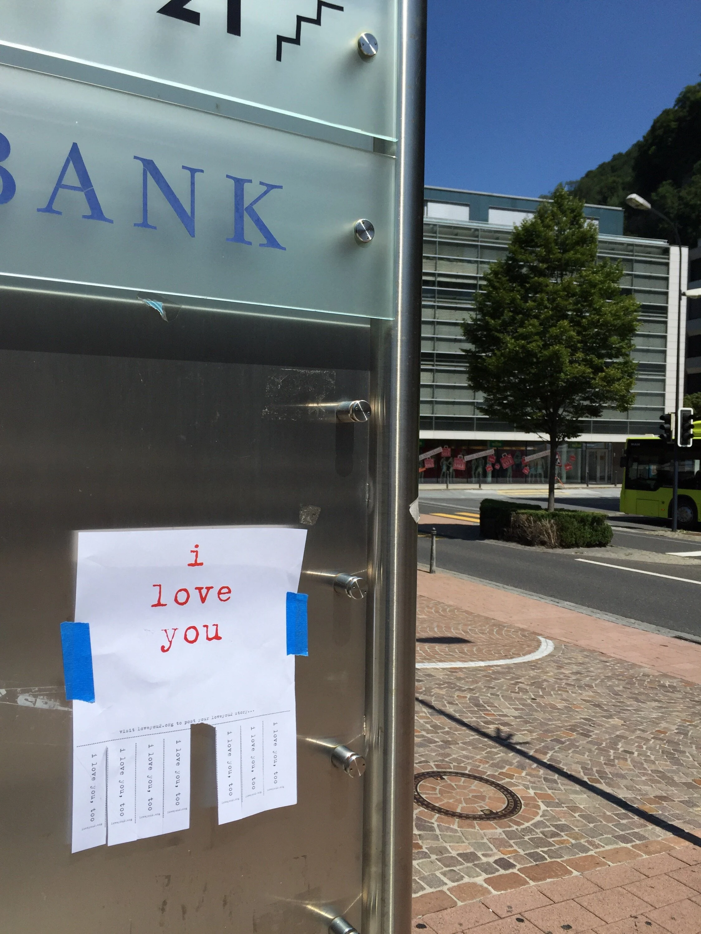 The love in Vaduz, Liechtenstein.&nbsp;
