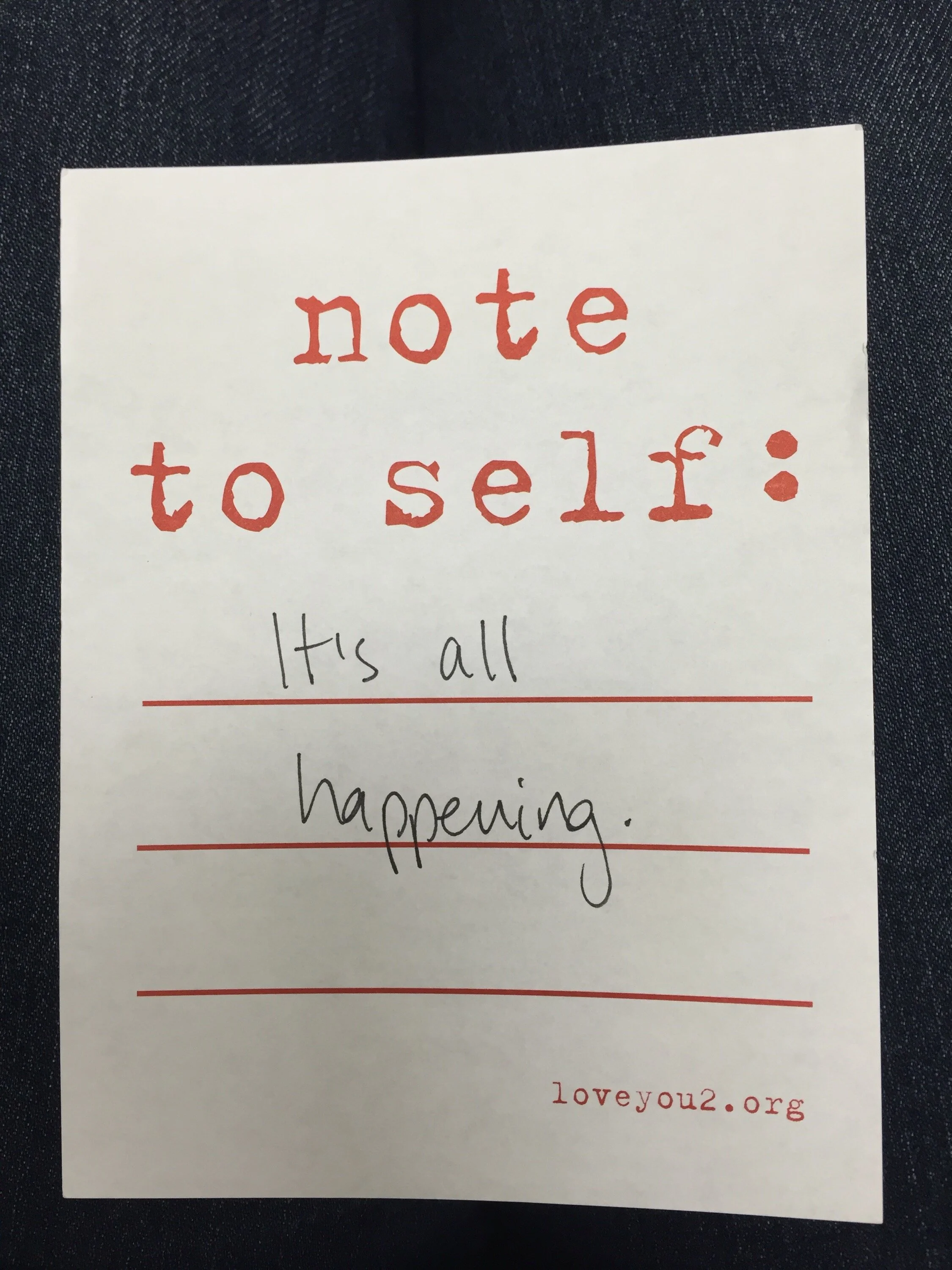 Today (and everyday)