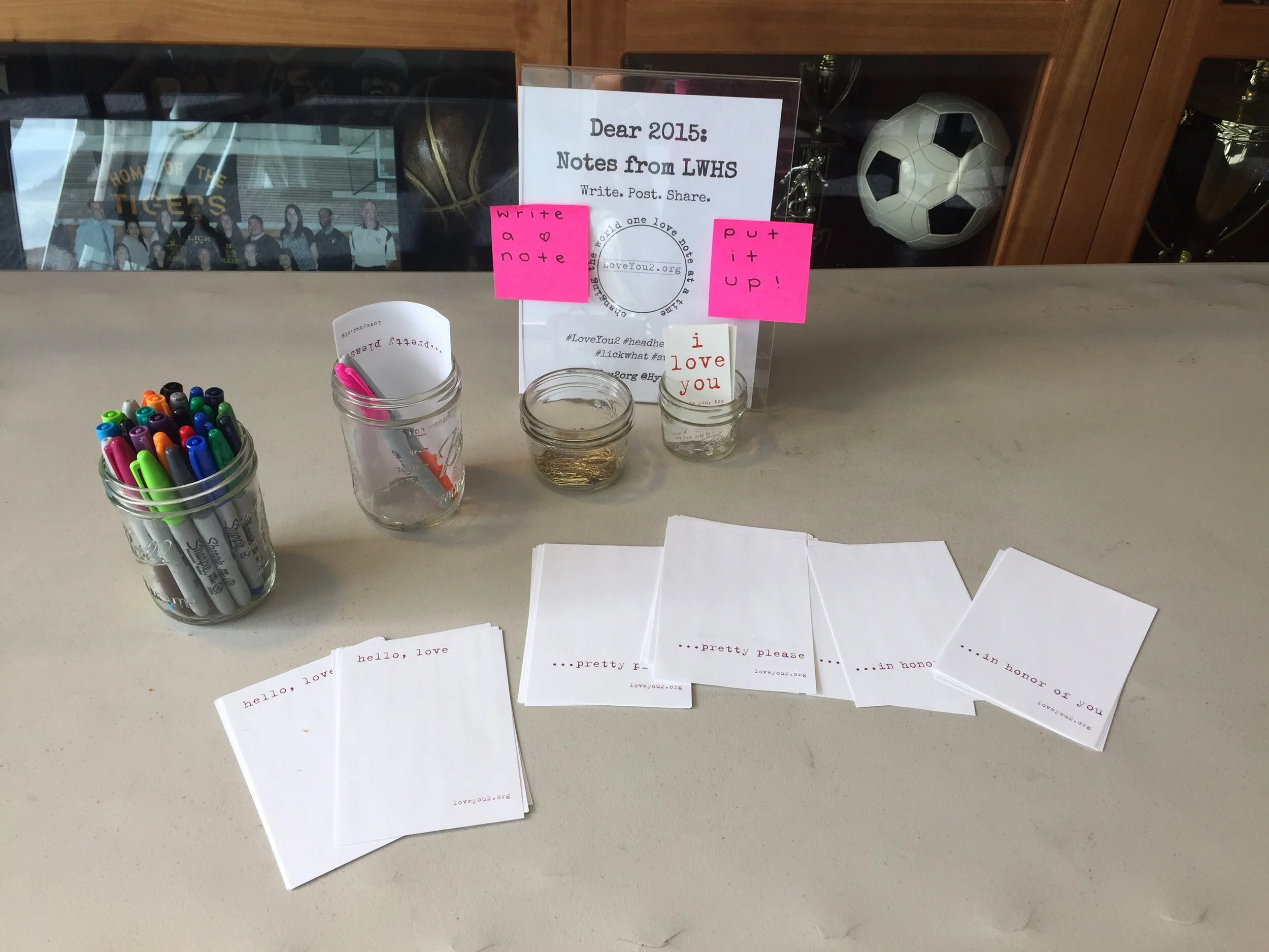 Dear 2015: Notes from LWHS