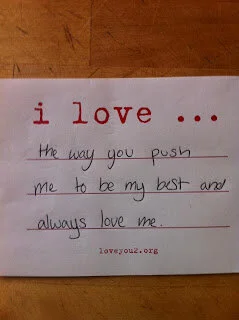 "get love. give love." in action