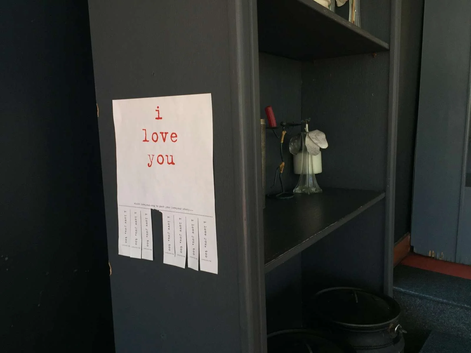i love you: apartheid museum, johannesburg