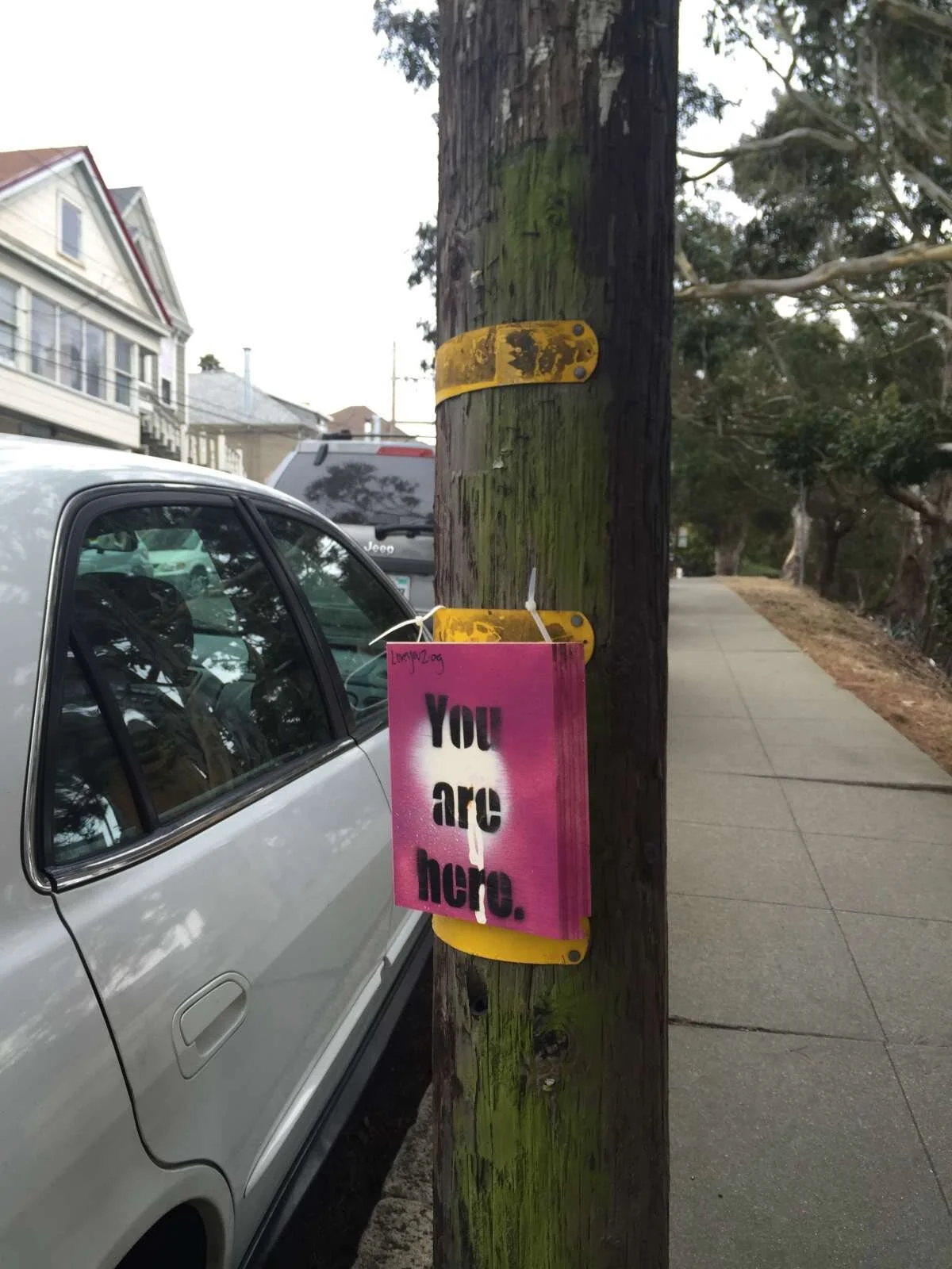 you are here: glen park, SF