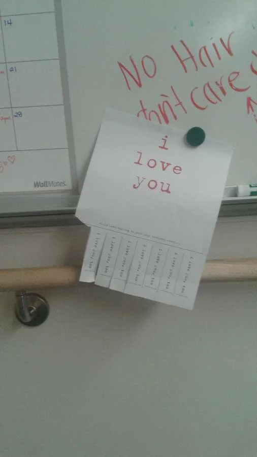 posted love: UCSF bone marrow transplant unit