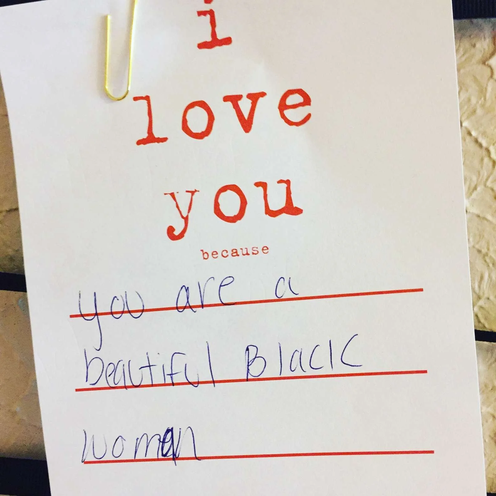 You are a beautiful black woman: SisterLove