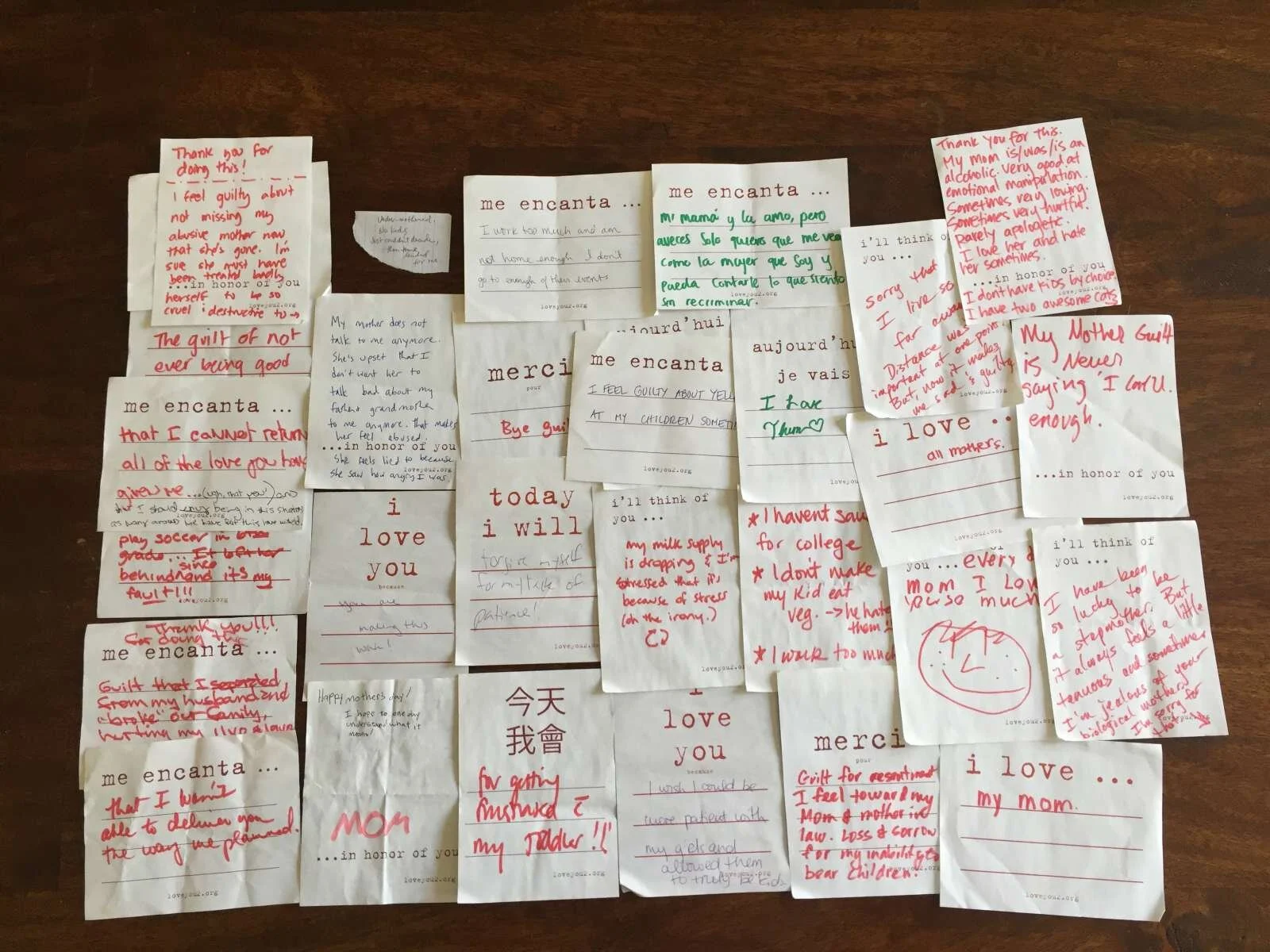 Releasing mother guilt.