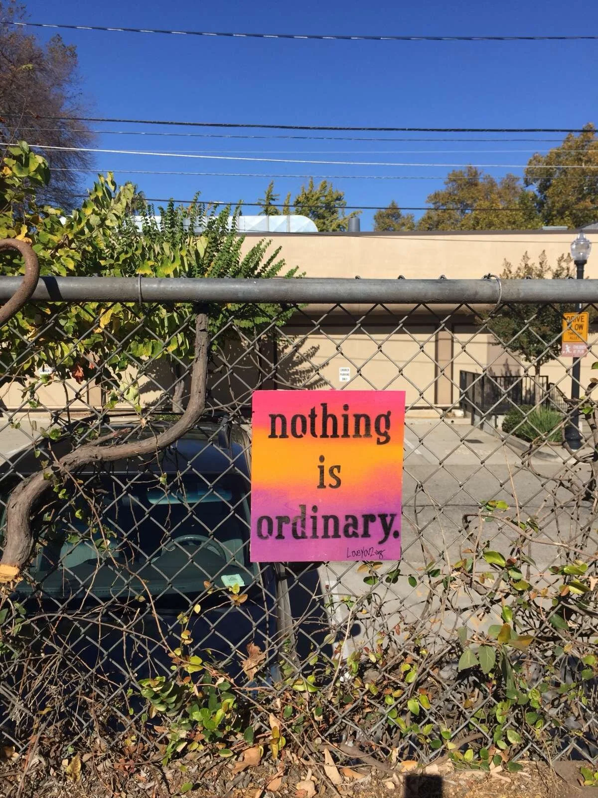 nothing is ordinary: sacramento