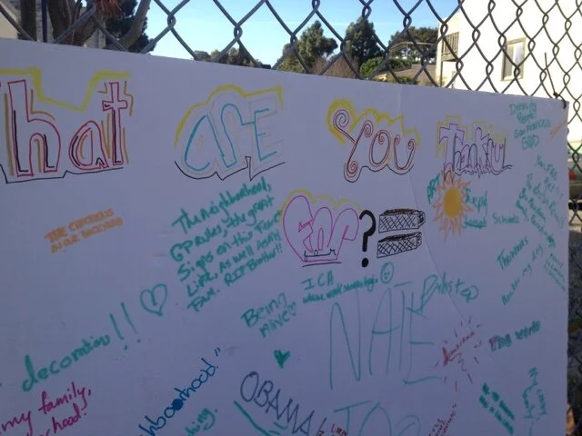 Giving Thanks: Glen Park