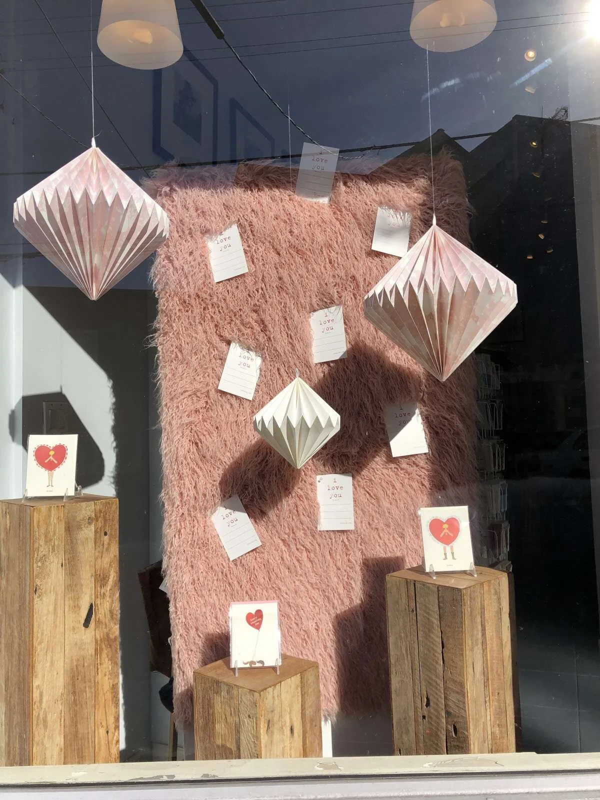 Pink shag + love notes = perfection at Perch