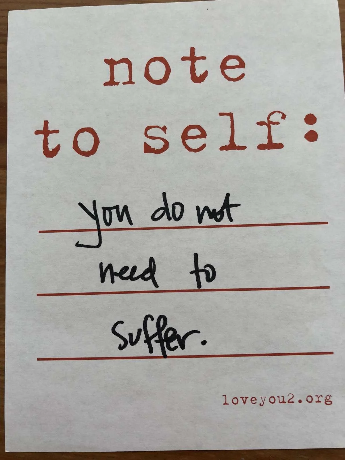 What if suffering is optional?