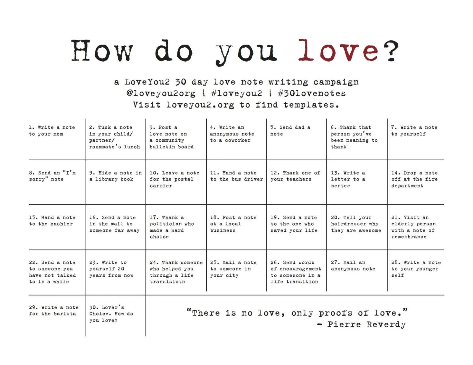 You are invited ::: 30 Days of Love Notes begins June 14th
