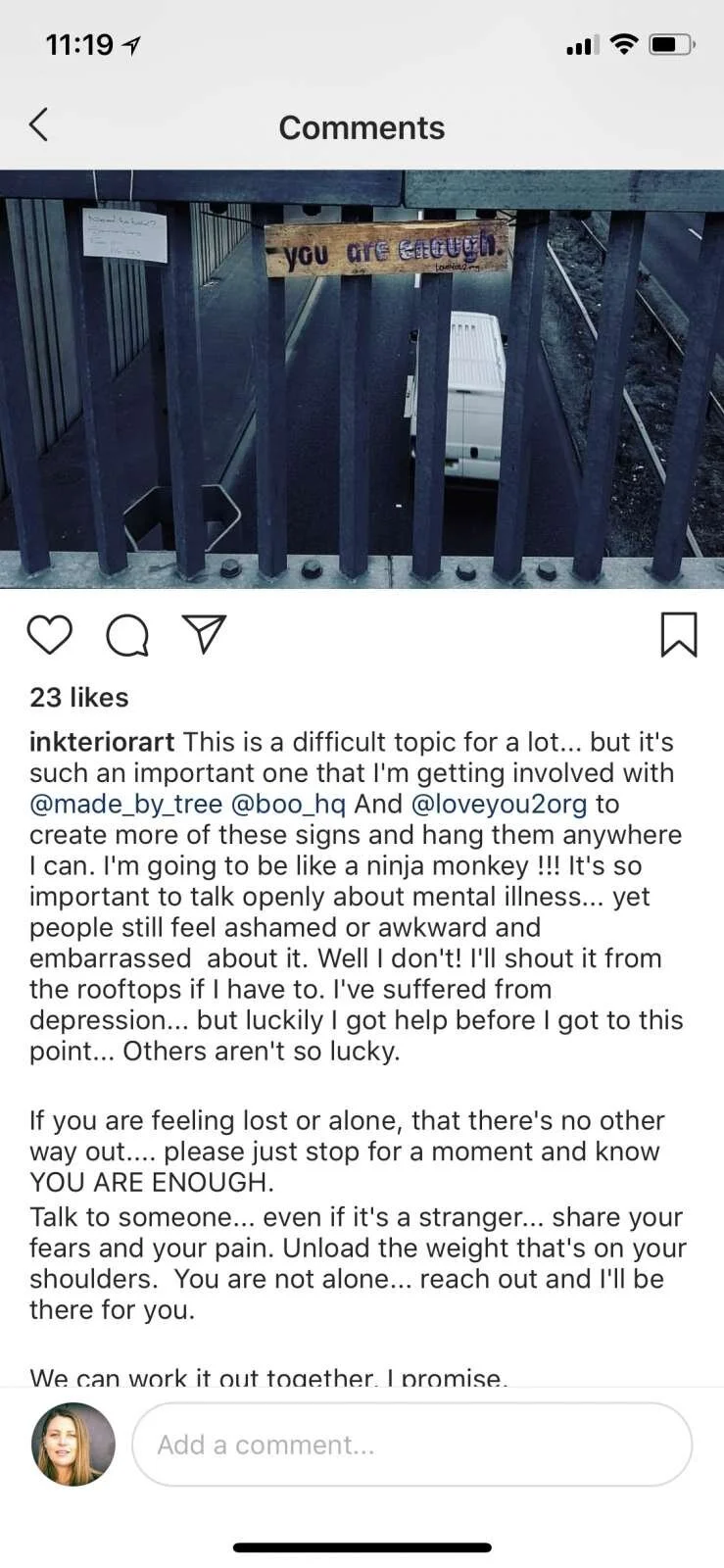 you are enough: Bolton