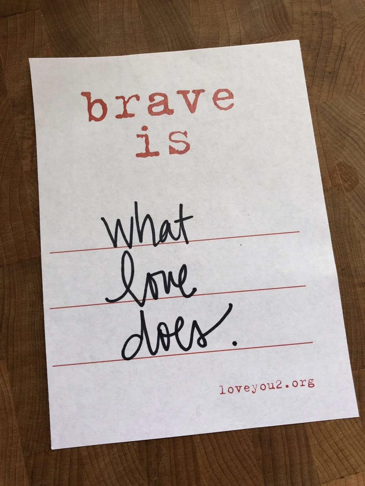 How you do the thing.