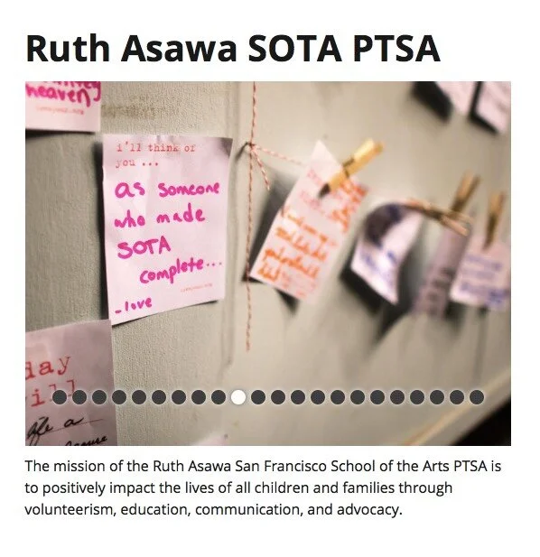 Rush Asawa SOTA PSA features the love notes