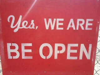 yes, we are: BE OPEN