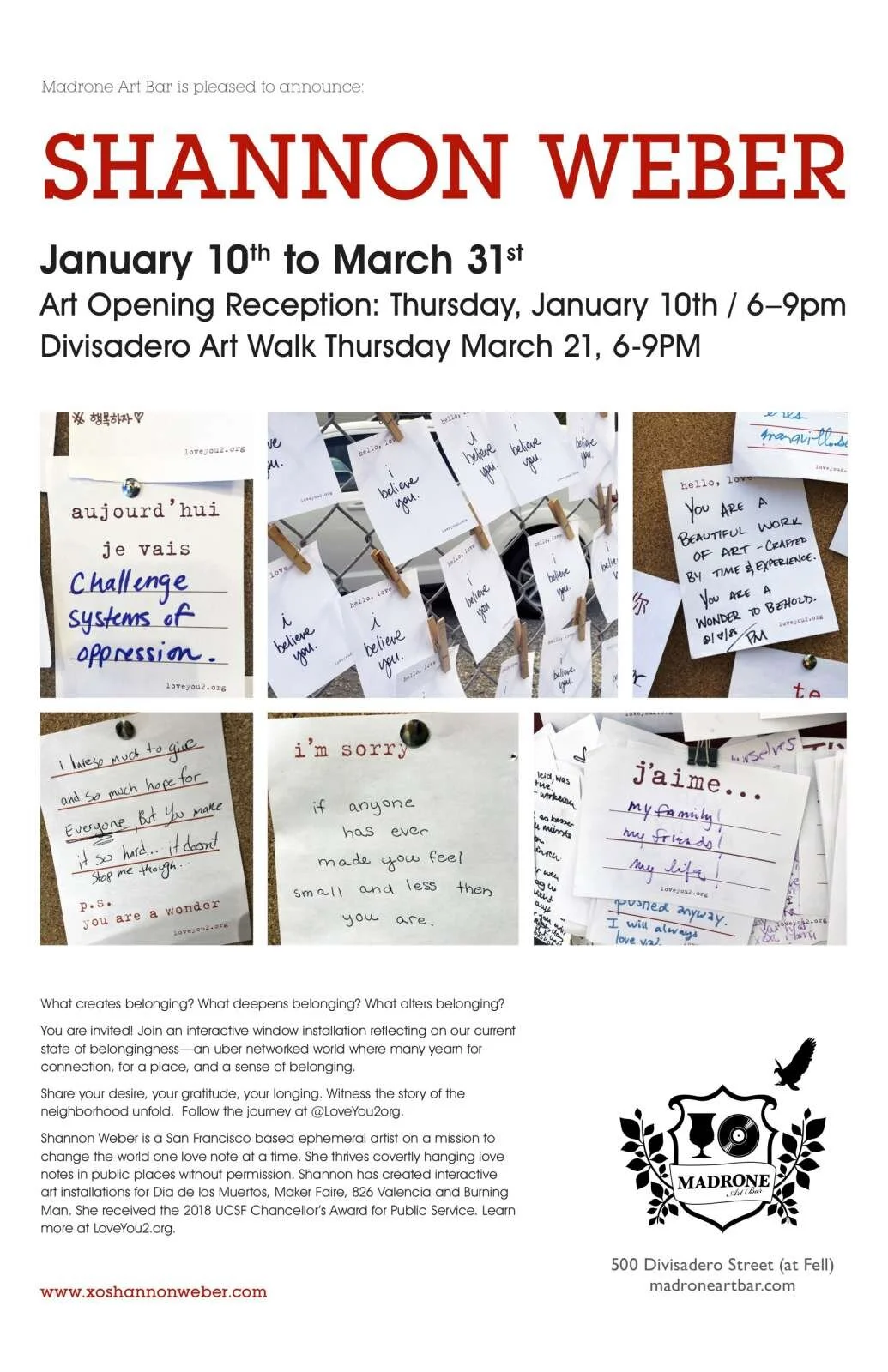 Belonging: Madrone Art Bar