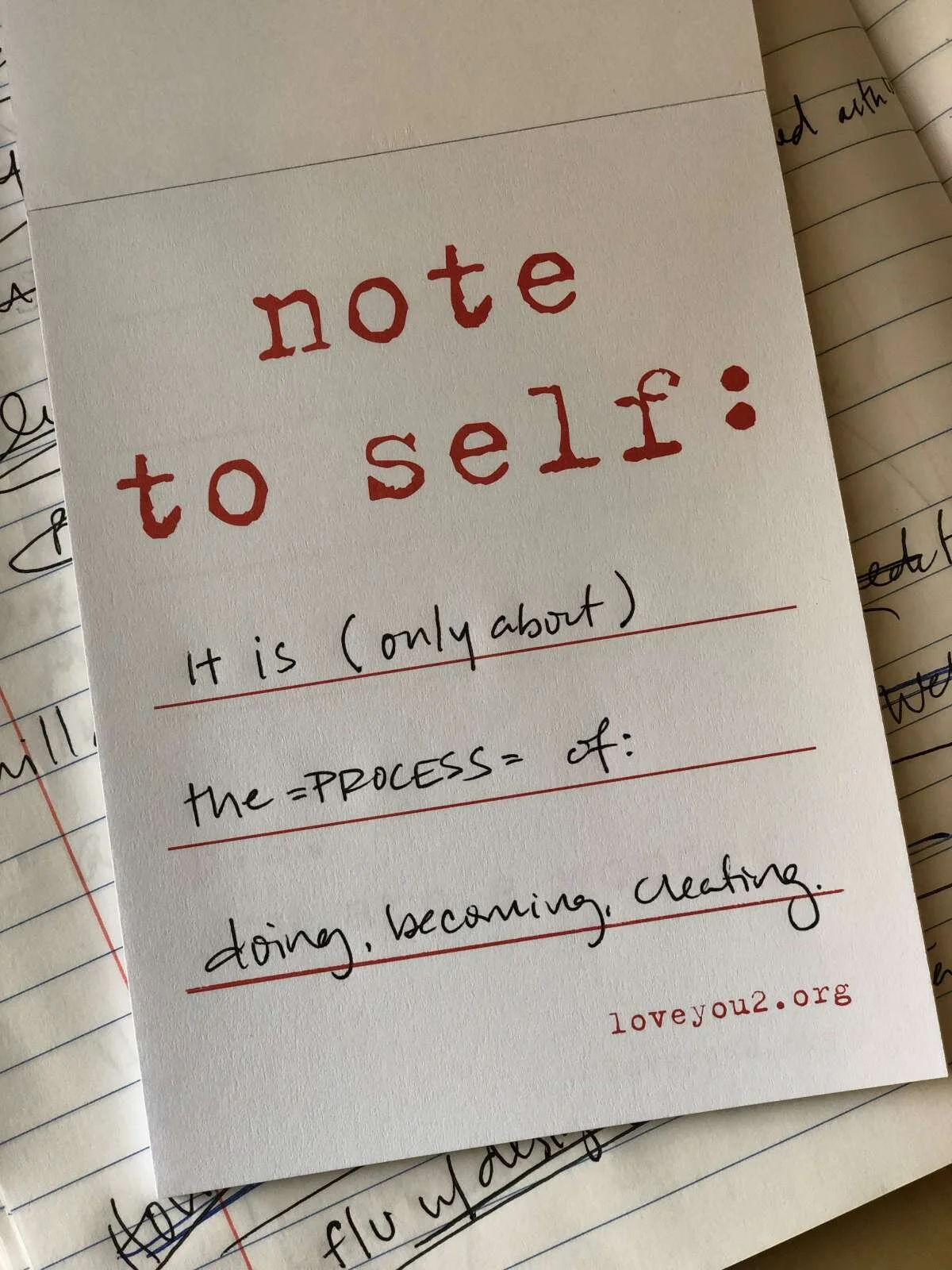 Mantra for this week.